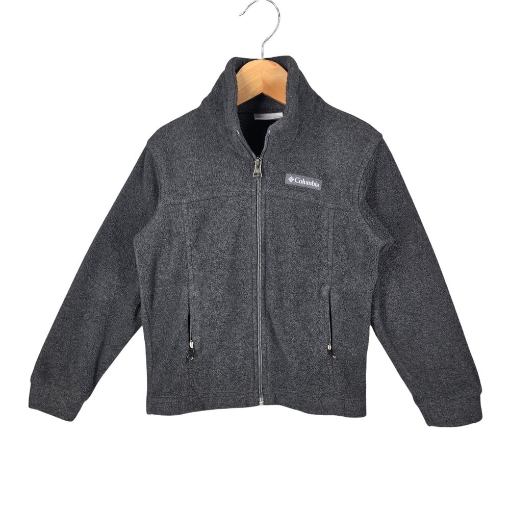 COLUMBIA BOY’S MOUNTAIN FLEECE JACKET – XXS 4/5 – MIDWEIGHT – FULL ZIP – WARM